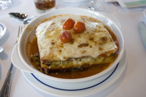 lasagna veggie con crema di zucca