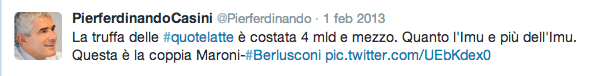 Social top 10-Casini-Berlusconi