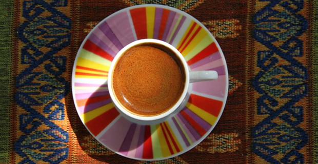 Turkish coffee slider