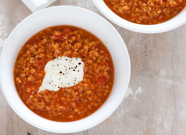 zuppa di lenticchie rosse