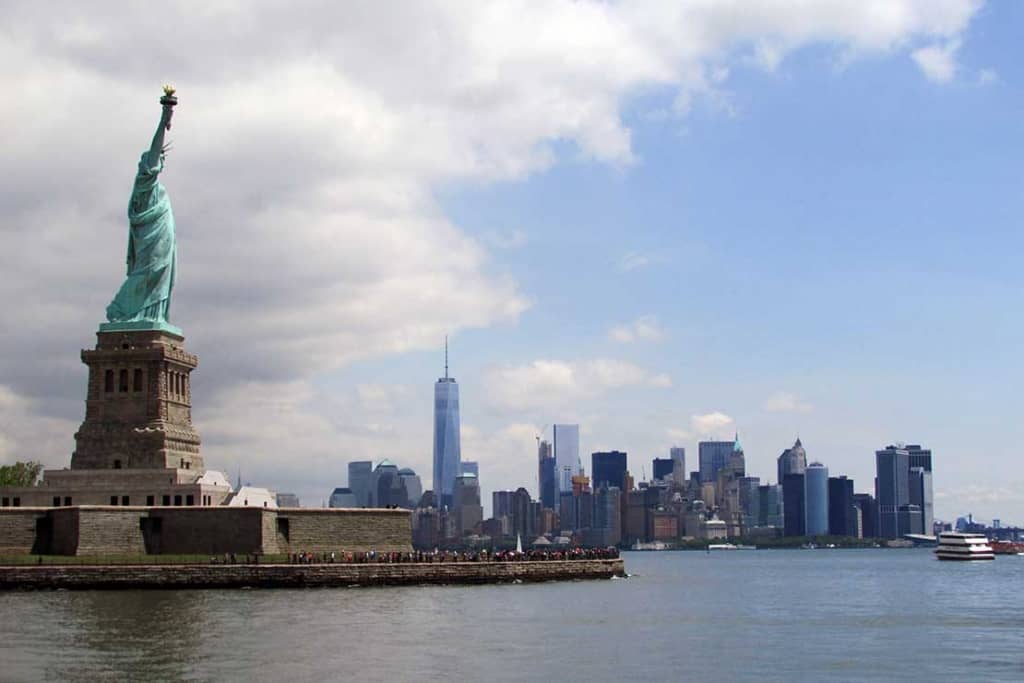 Punti panoramici New York Liberty Island Statua della Libertà Manhattan
