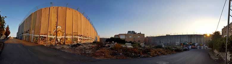 Il muro che divide Israele dalla Palestina