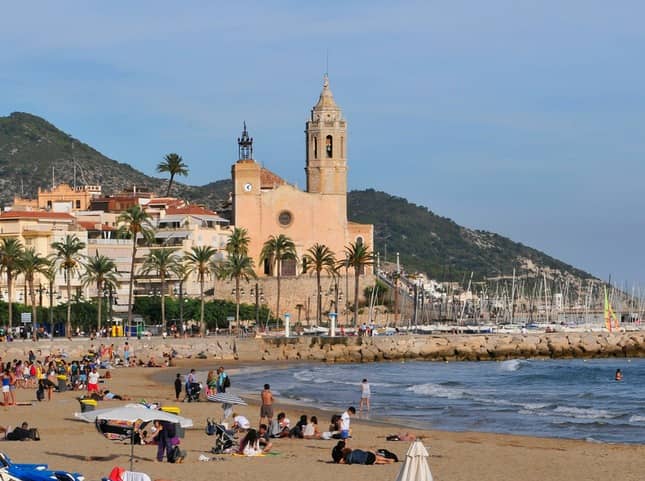 spiagge della Catalogna Sitges