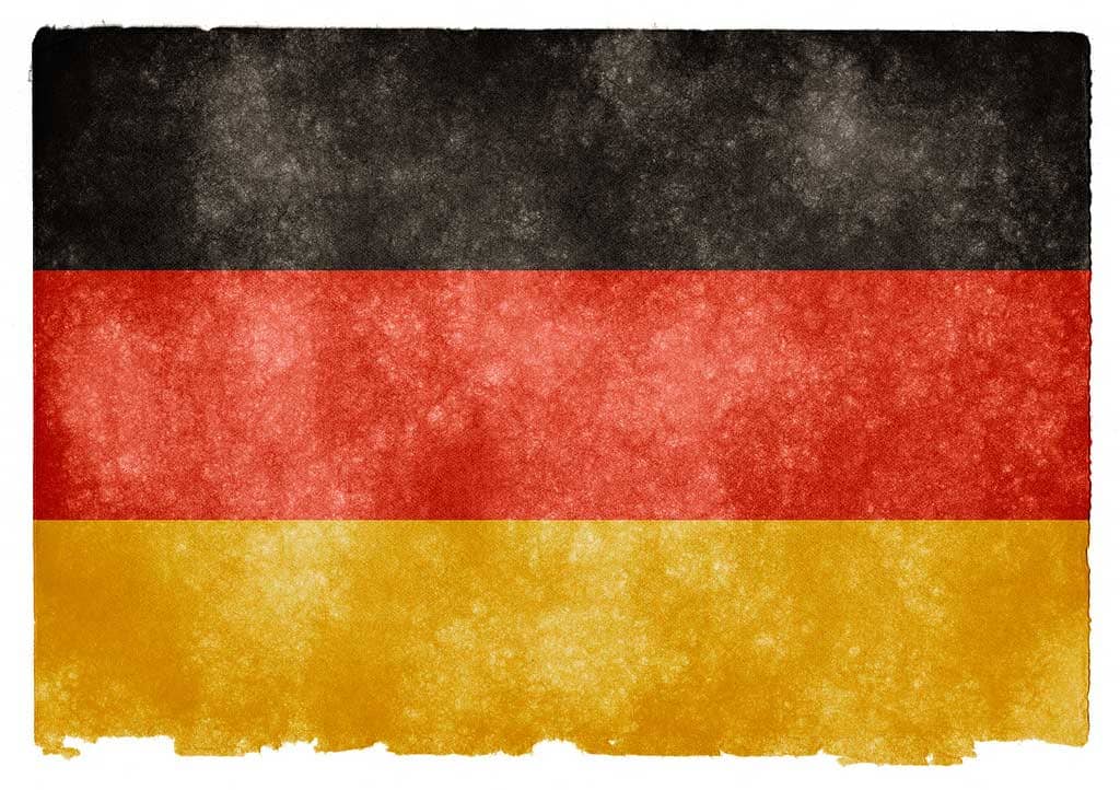 bandiera grunge della Germania