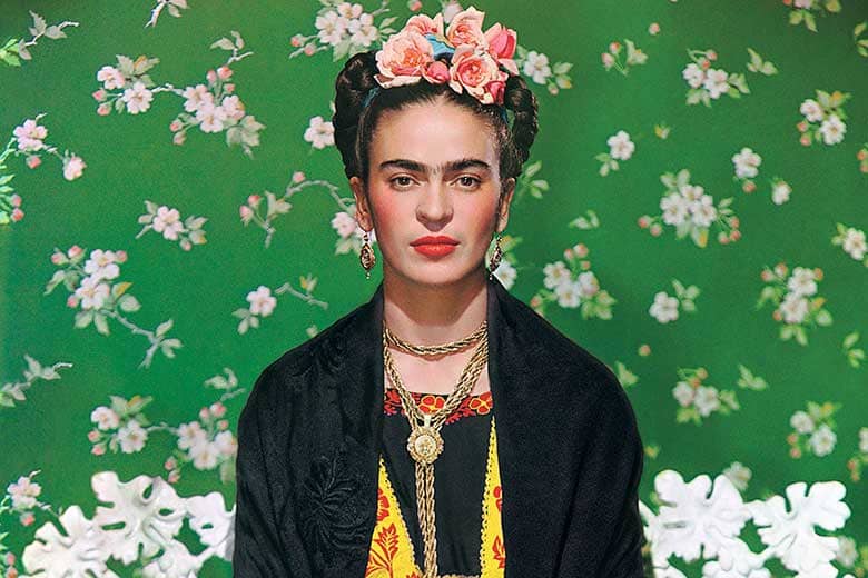 Froda Kahlo foto di Nickolas Muray