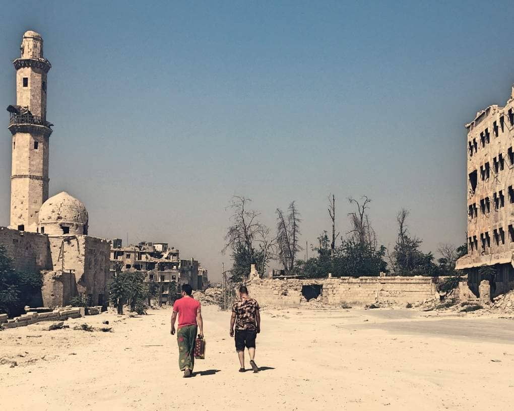 Il Pimpa per le strade di Aleppo
