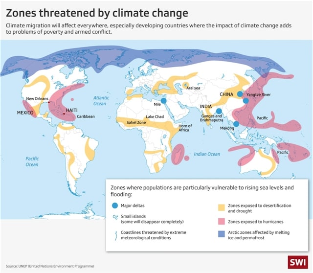 mappa emergenza climatica